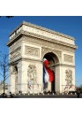 A sightseeing tour of Paris in a car